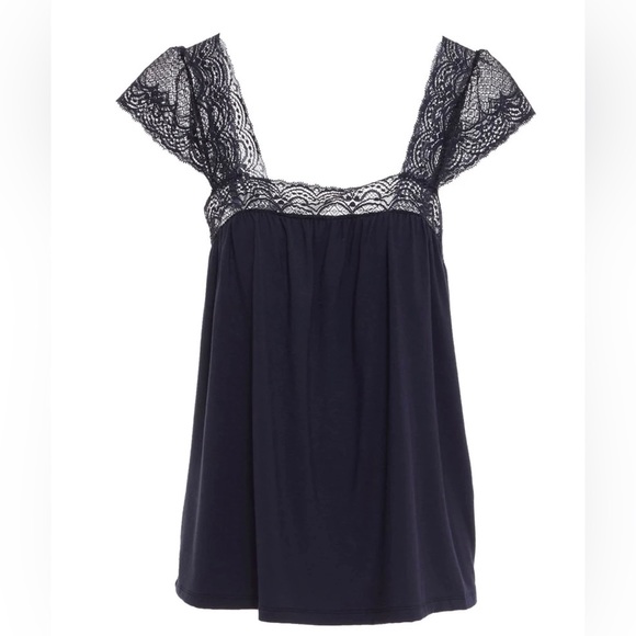 NWT EBERJEY Cecilia Flutter Sleeve Cami Sleewear- size small - Picture 3 of 3